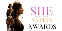 SHE FOR THE NATION Logo